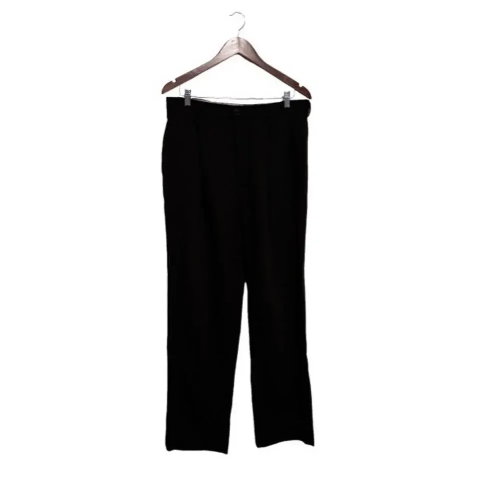 Moschino Trouser Men Wool Pleated Size 40 Dark Brown Corporate Business Vintage